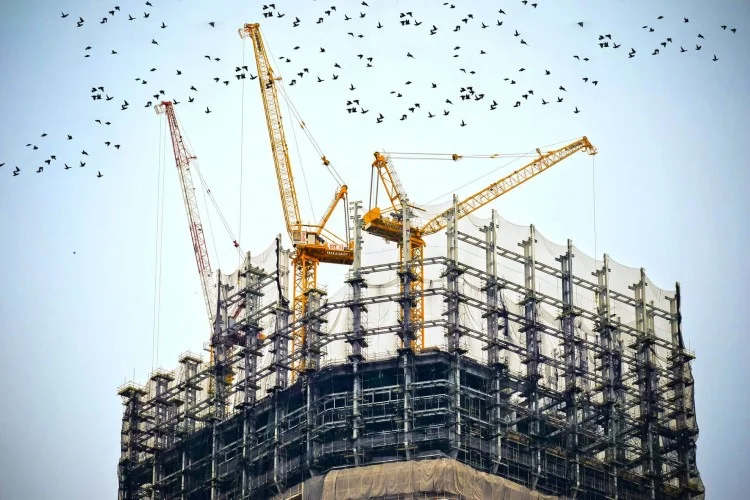 Houtskelet nieuwbouwwoning in ruwbouw; snelle montage, goede isolatie en minder bouwafval.
